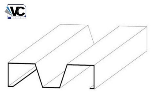 پروفیل M از ملزومات اجرای فایبر سمنت برد