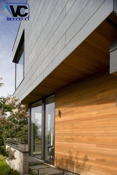 پانل سیمانی - سمنت برد طرح چوب