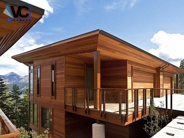 استفاده به عنوان نمای سمنت برد طرح چوب