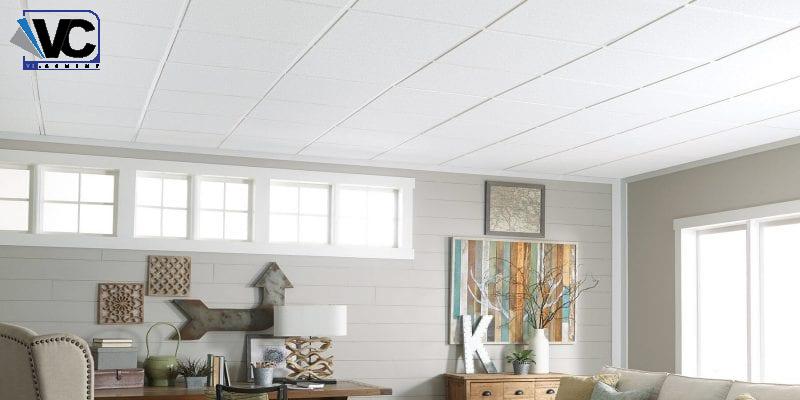 سقف سمنت برد با قابلیت رنگ آمیزی