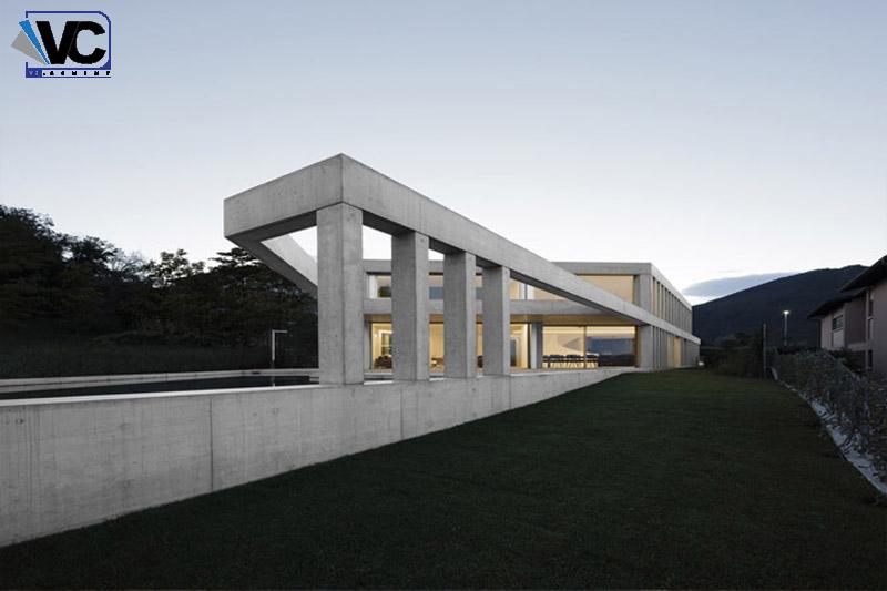 نمای ویلای مدرن را با محصولی کاربردی اجرا کنید!