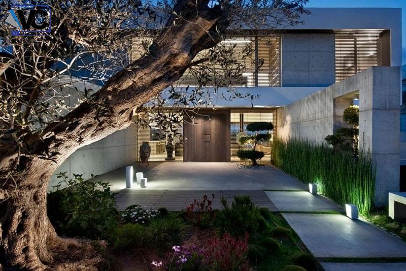 چگونگی محوطه سازی ویلا !