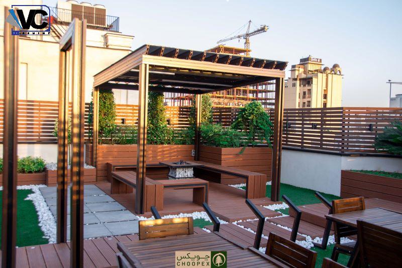 کاربرد کفپوش چوب پلاست چوپکس در فضای باز و بیرونی !