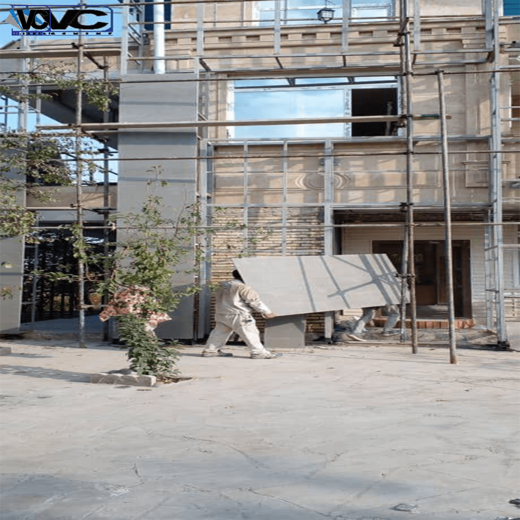 نمای کاذب ساختمان مسکونی-خوی